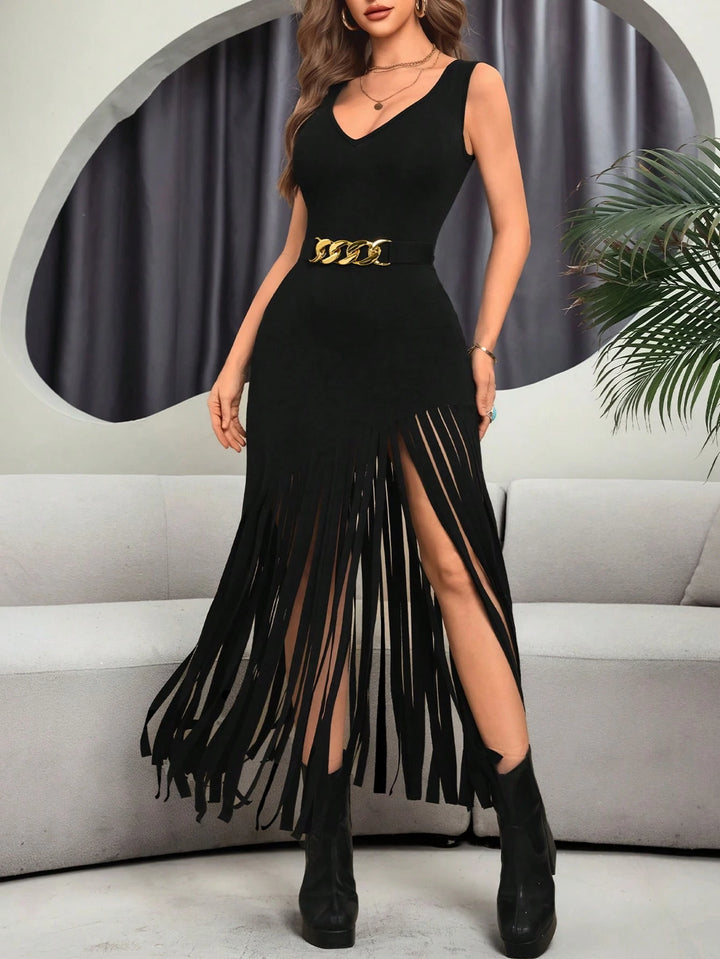 Rochie maxi SHEIN, negru