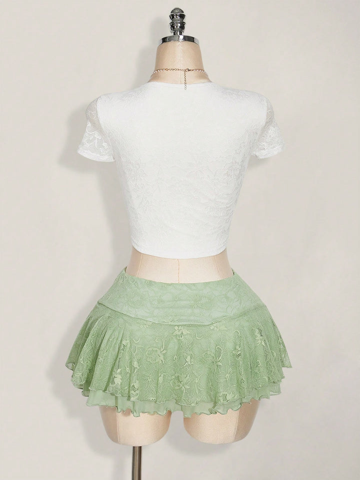 SHEIN maxi szoknya, zöld
