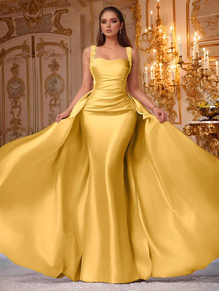 Rochie de ocazie SHEIN, galben