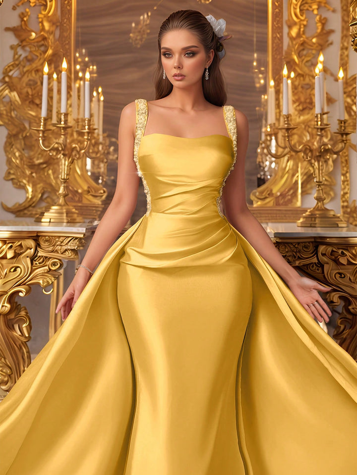 Rochie de ocazie SHEIN, galben