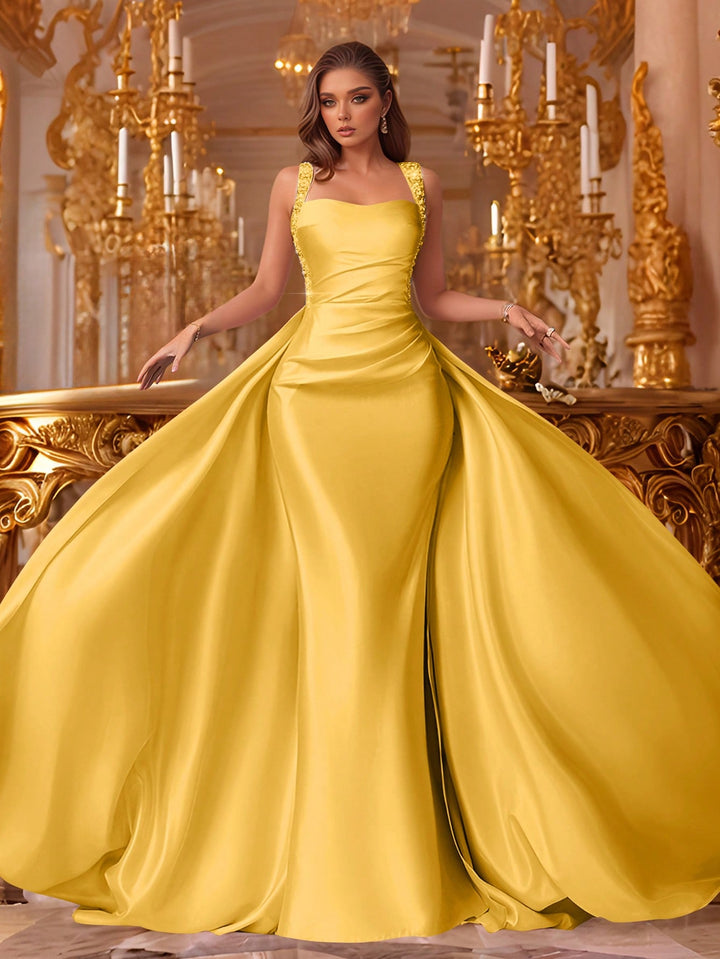 Rochie de ocazie SHEIN, galben