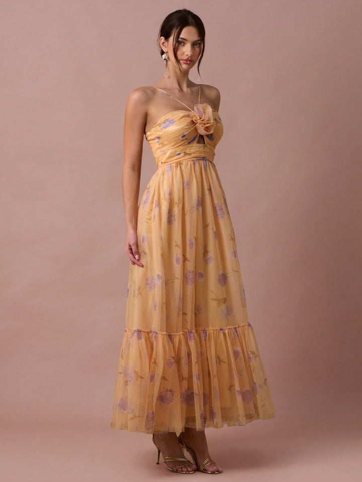 Rochie maxi SHEIN, galben