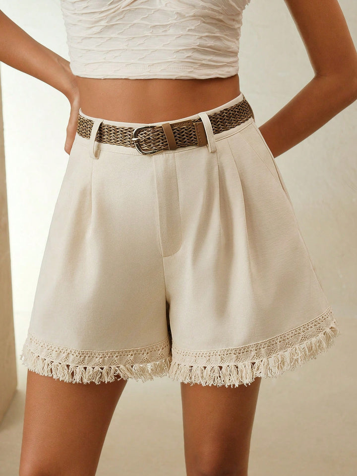 Pantaloni scurți SHEIN, portocaliu