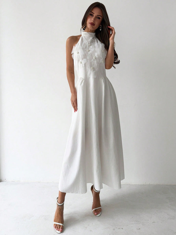Rochie midi SHEIN, alb