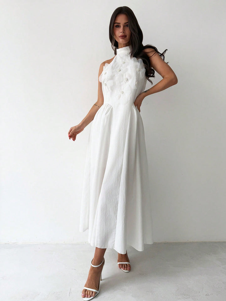 Rochie midi SHEIN, alb