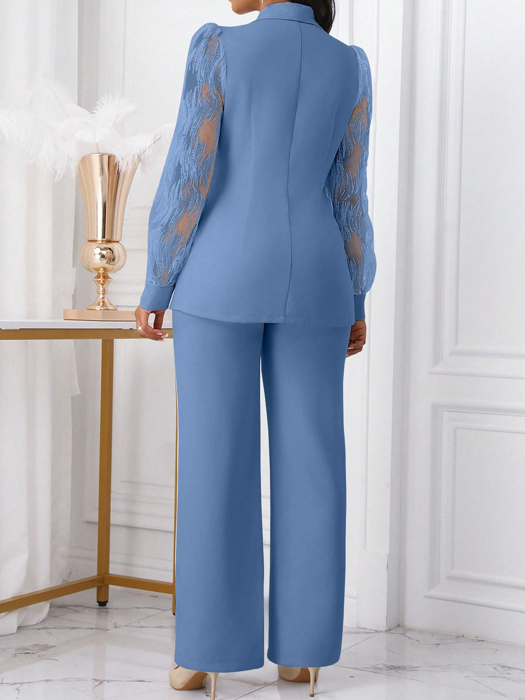 Costum SHEIN, albastru