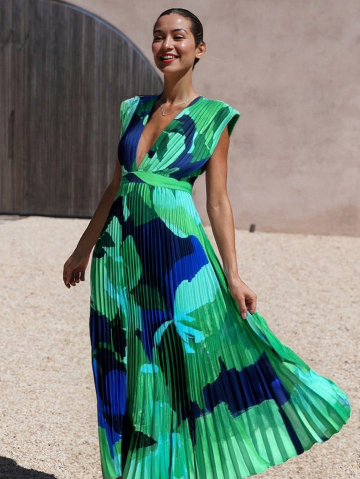 Rochie maxi SHEIN, turcoaz