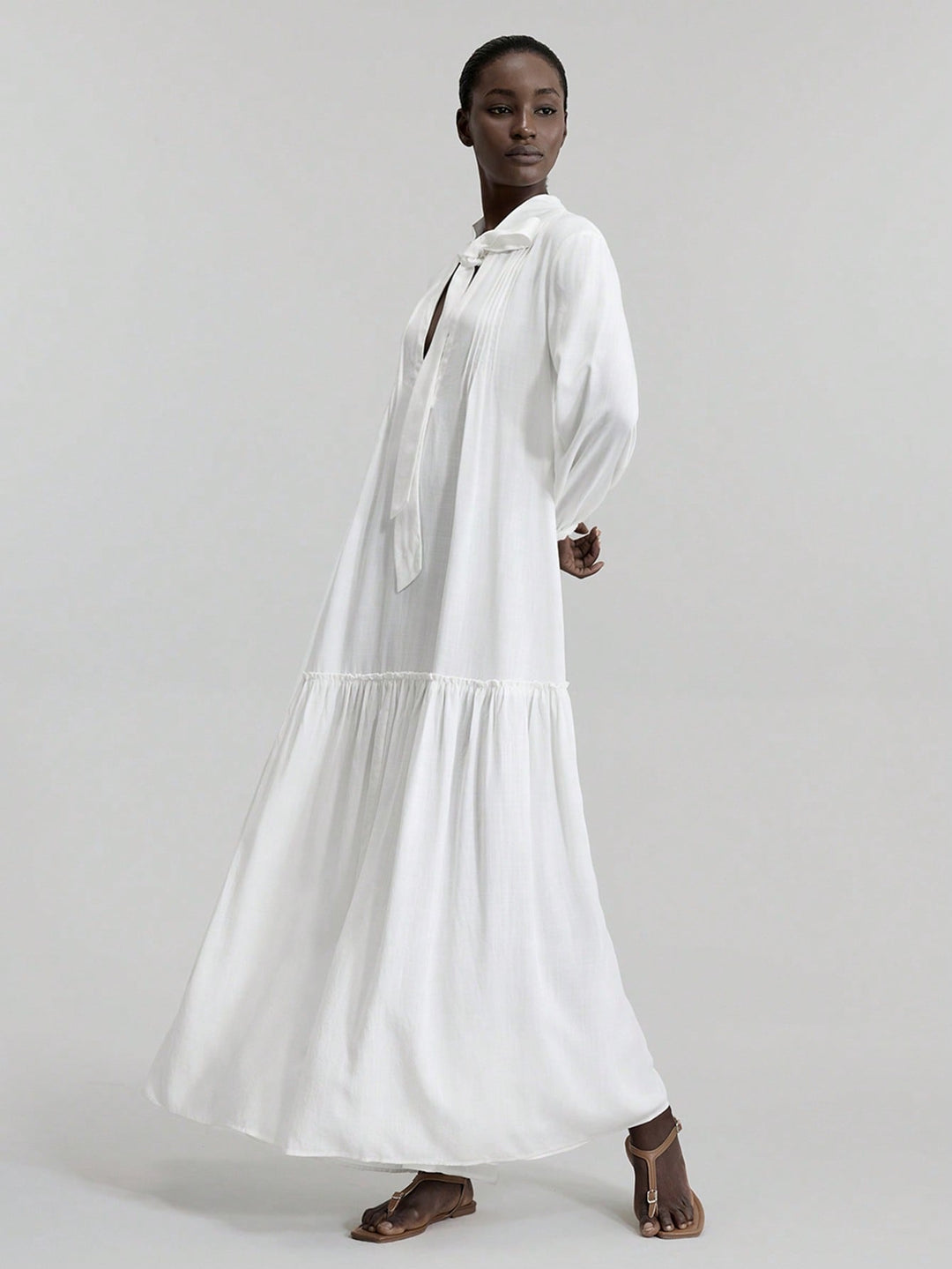 Rochie maxi SHEIN, alb