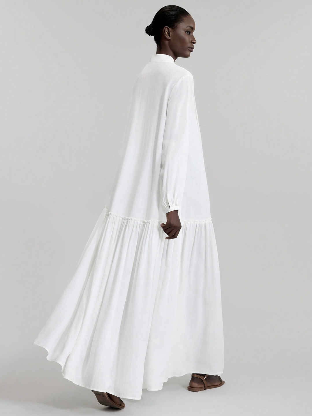 Rochie maxi SHEIN, alb