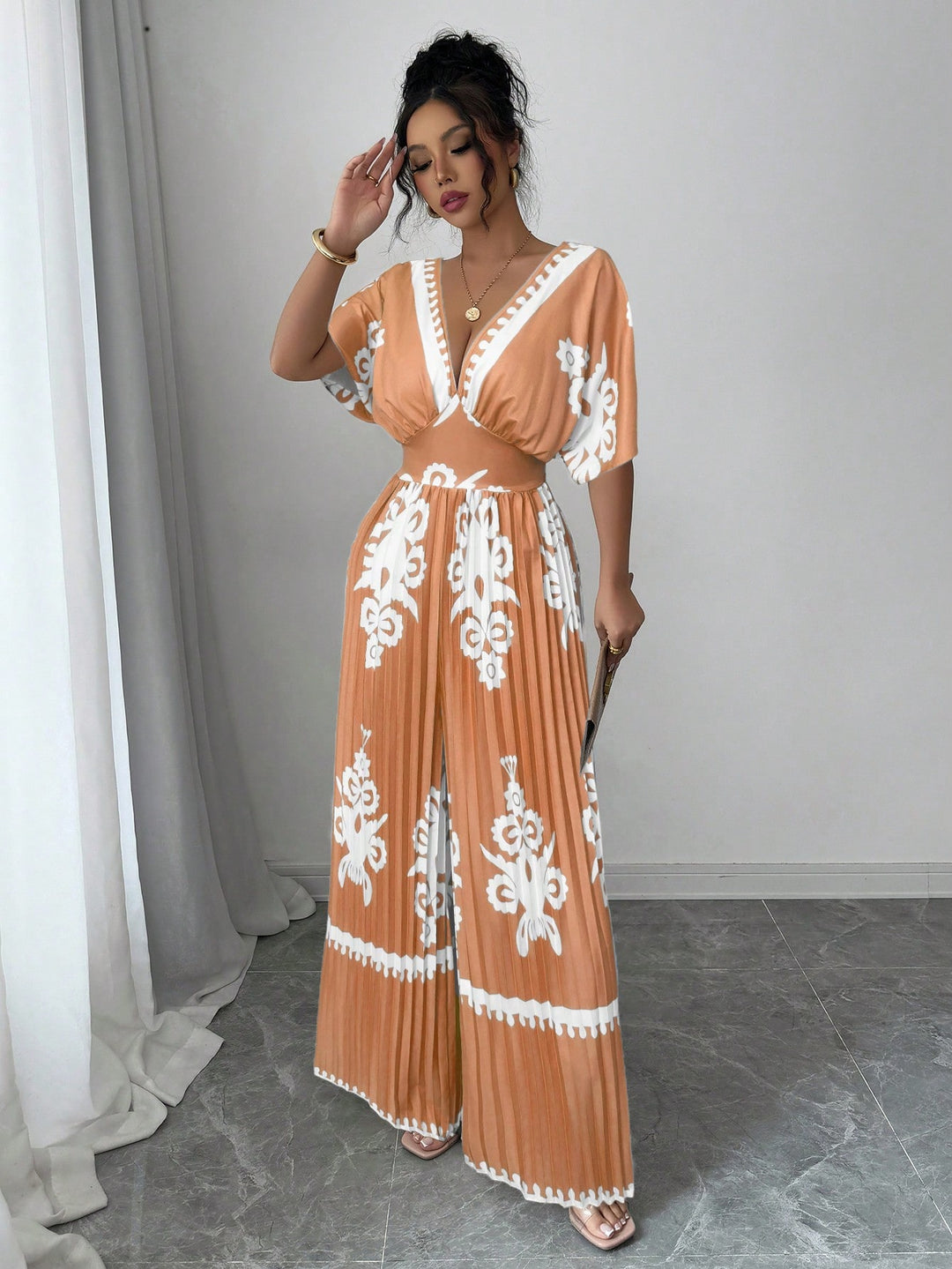 SHEIN kezeslábas, khaki