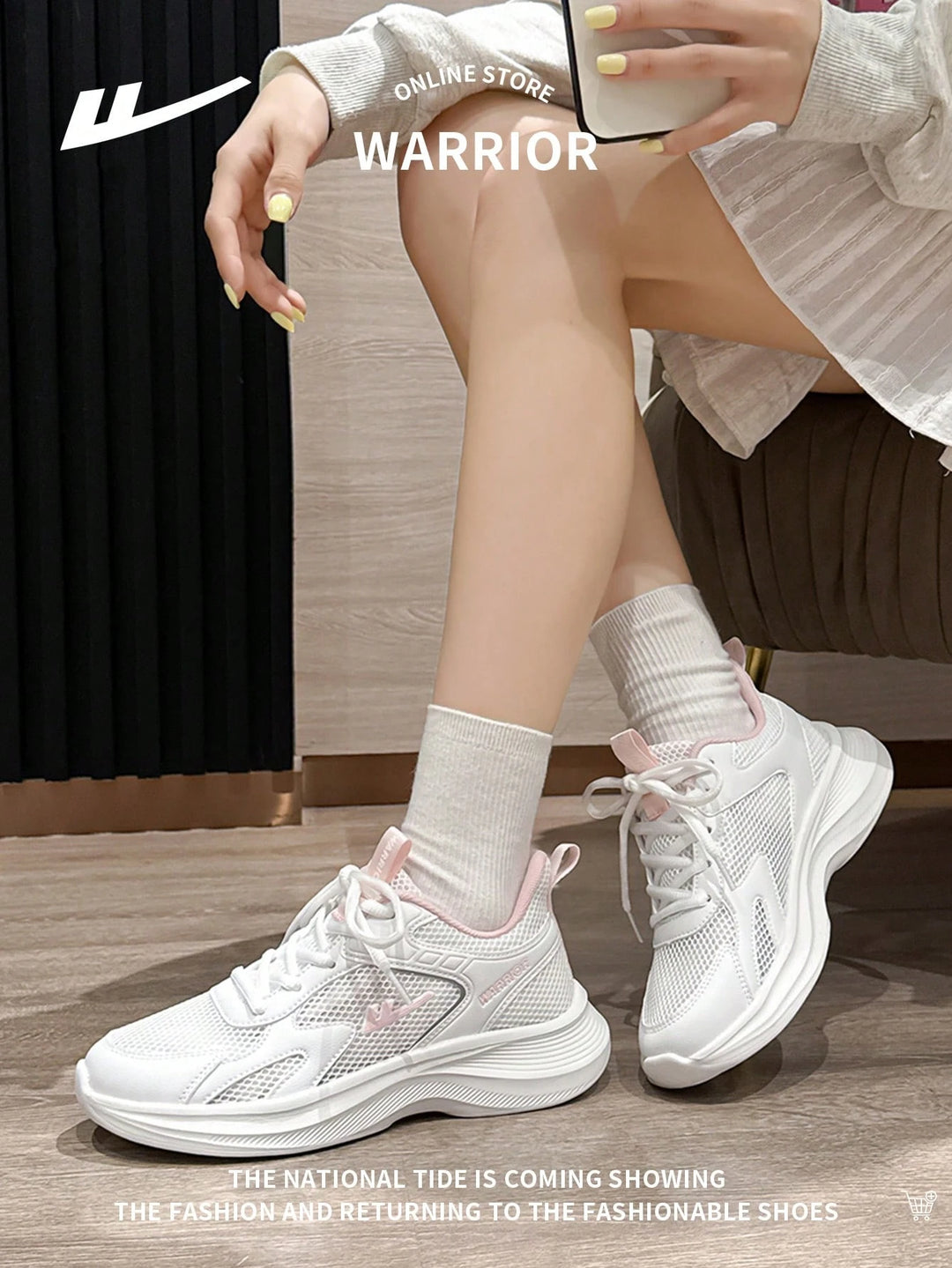 SHEIN sportcipő, fehér