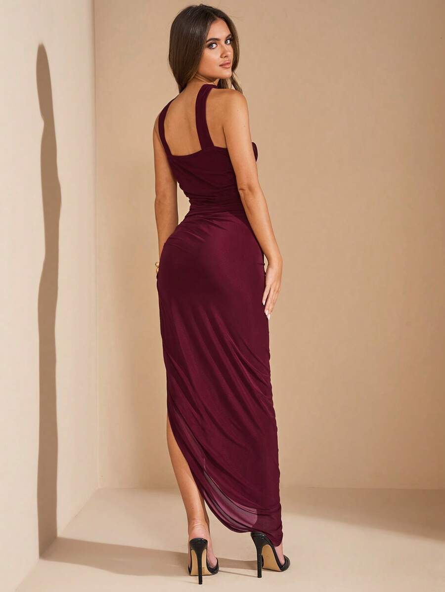 Rochie maxi SHEIN, vișiniu