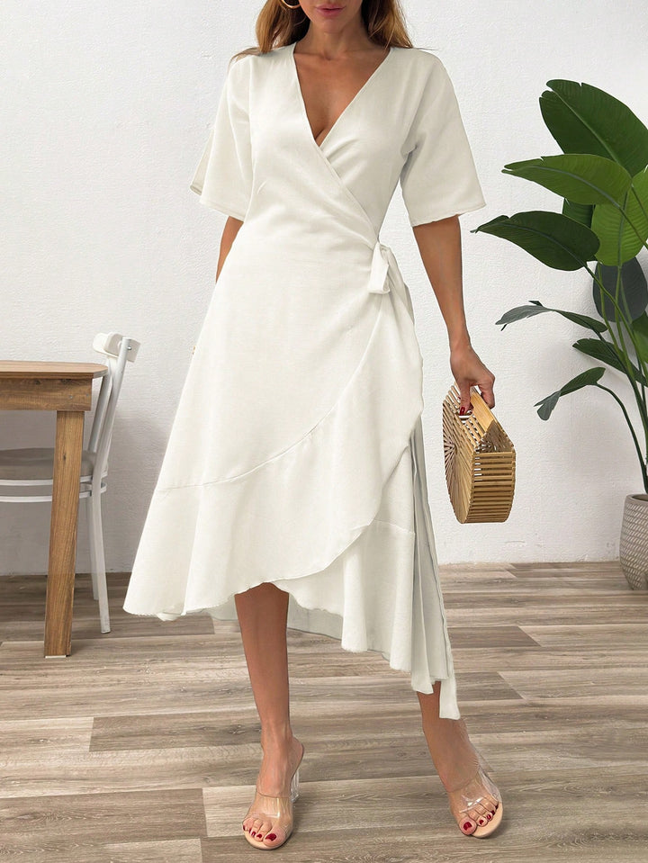 Rochie maxi SHEIN, alb