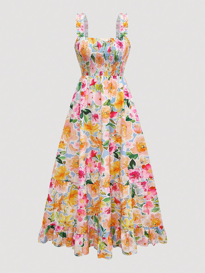 Rochie maxi SHEIN, mix culori