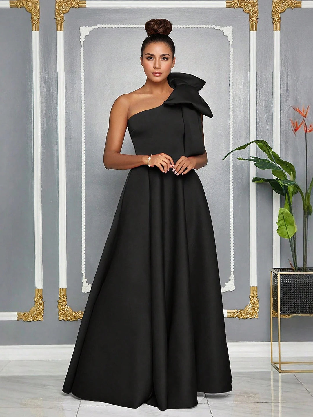 Rochie maxi SHEIN, negru