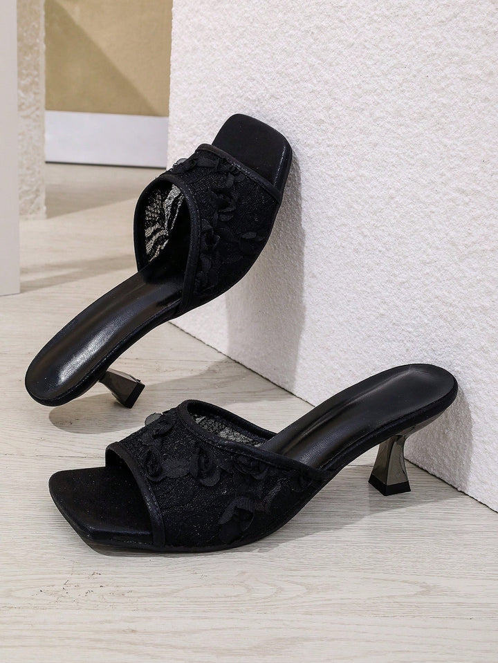 Sandale SHEIN, negru