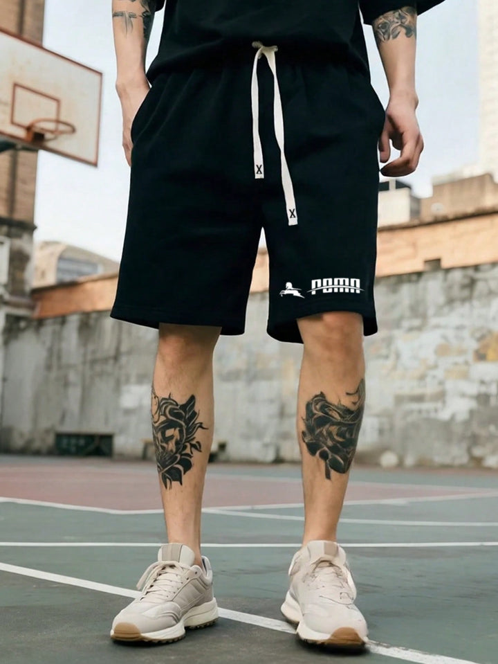 Pantaloni scurți SHEIN, negru