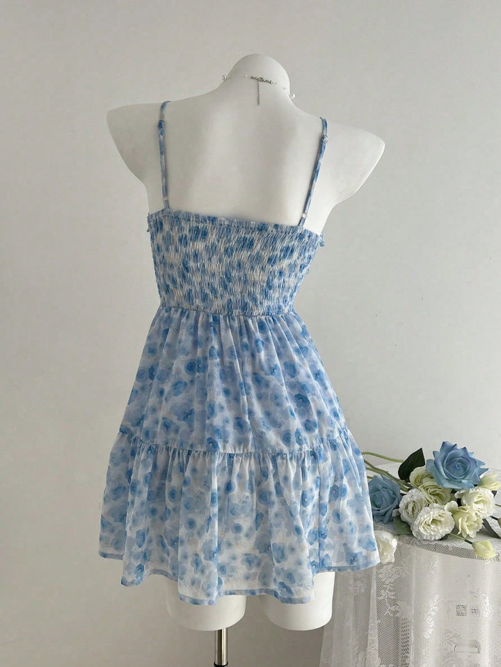 Rochie scurtă SHEIN, albastru