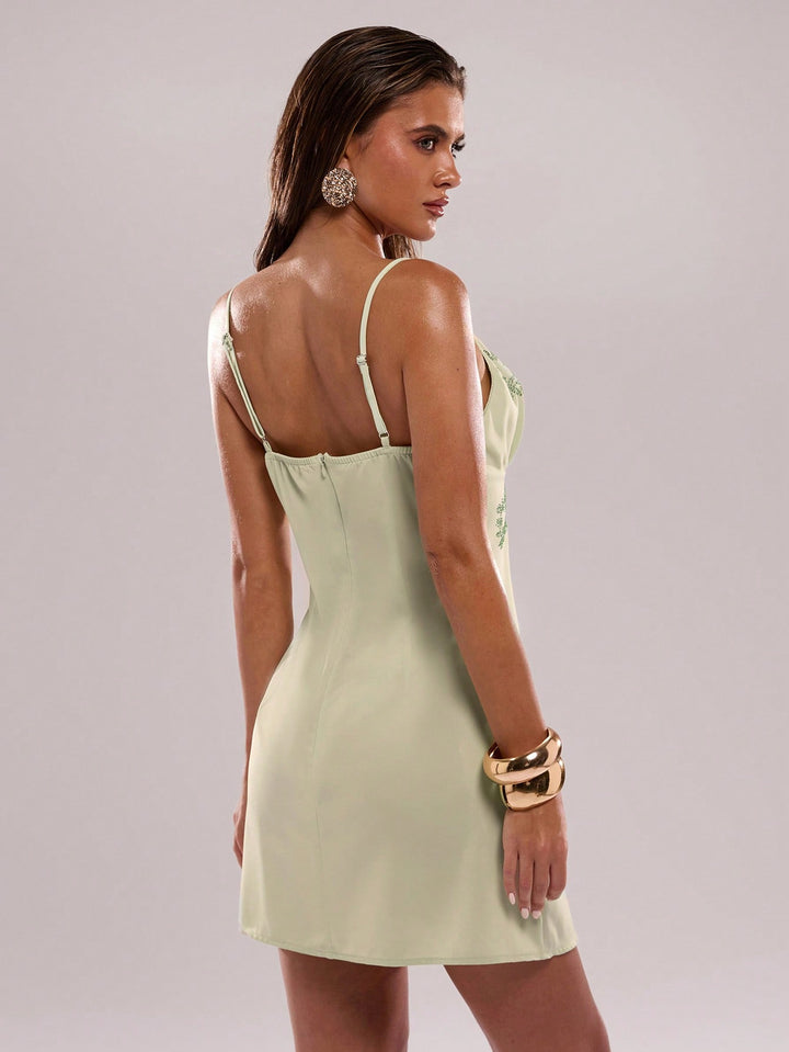 Rochie mini SHEIN, verde