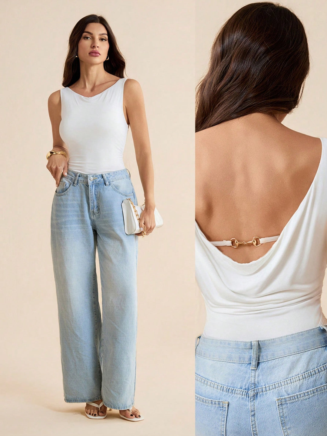 Body SHEIN, portocaliu
