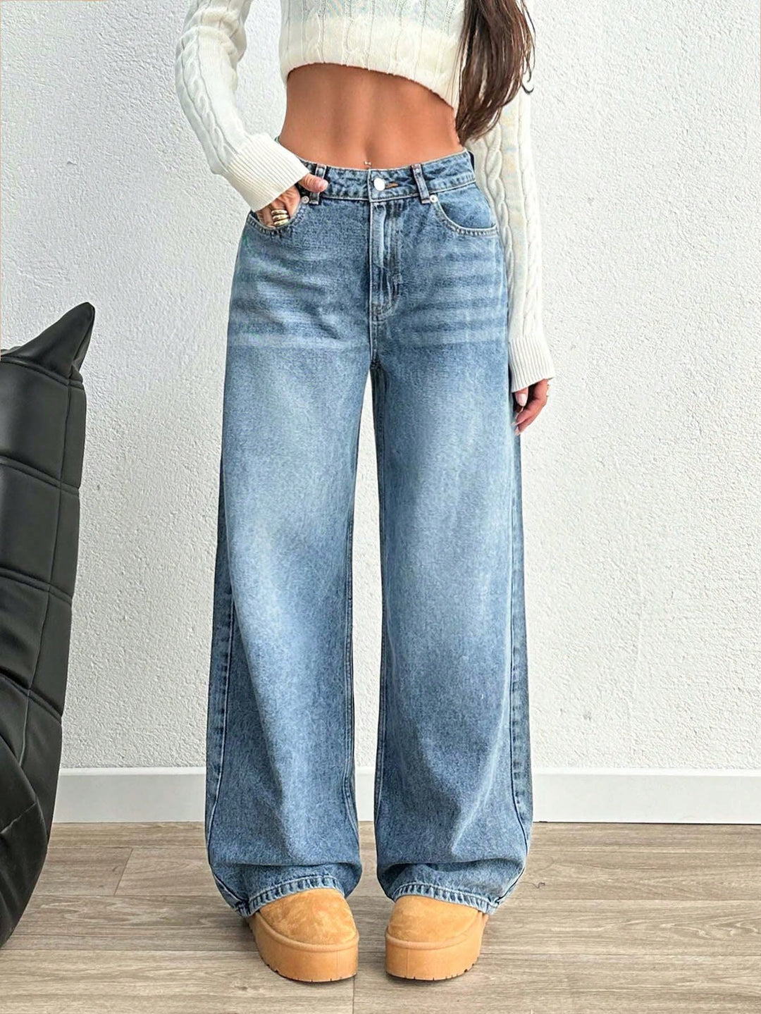 Jeans SHEIN, albastru