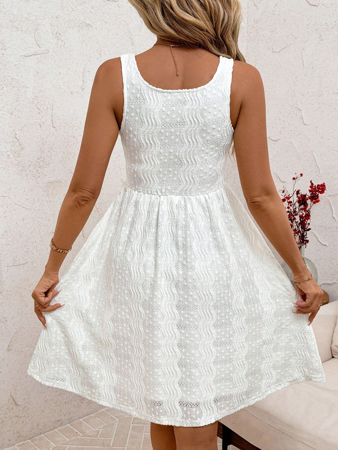 SHEIN mini ruha, fehér