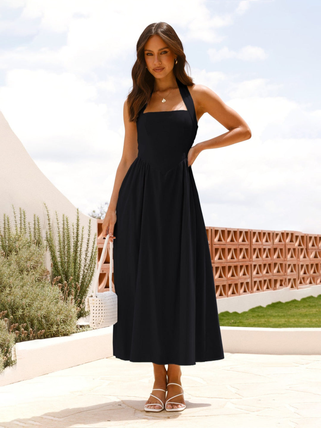 Rochie maxi SHEIN, negru