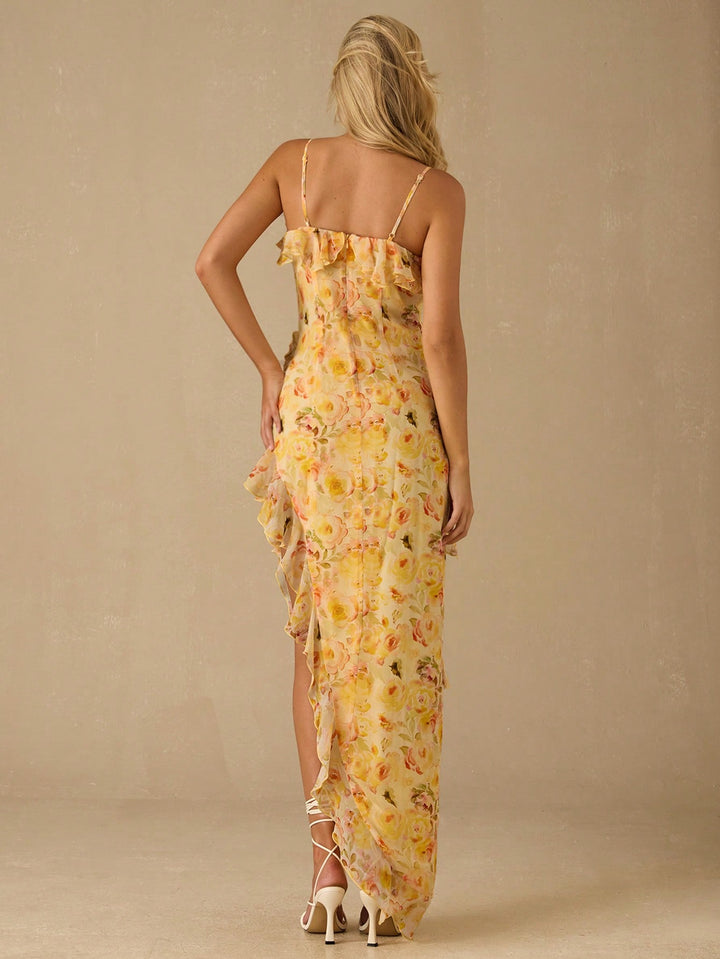 Rochie maxi SHEIN, galben