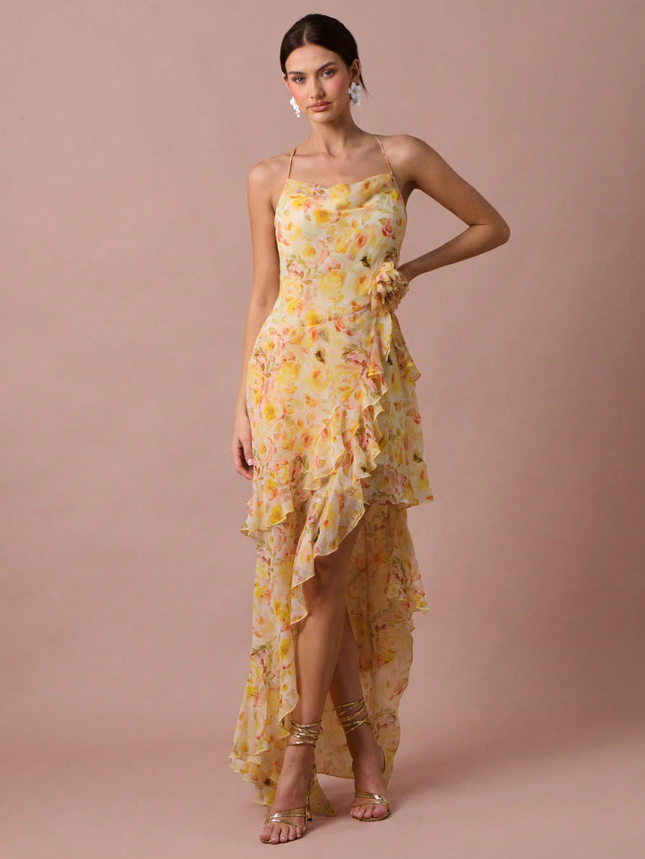 Rochie maxi SHEIN, galben