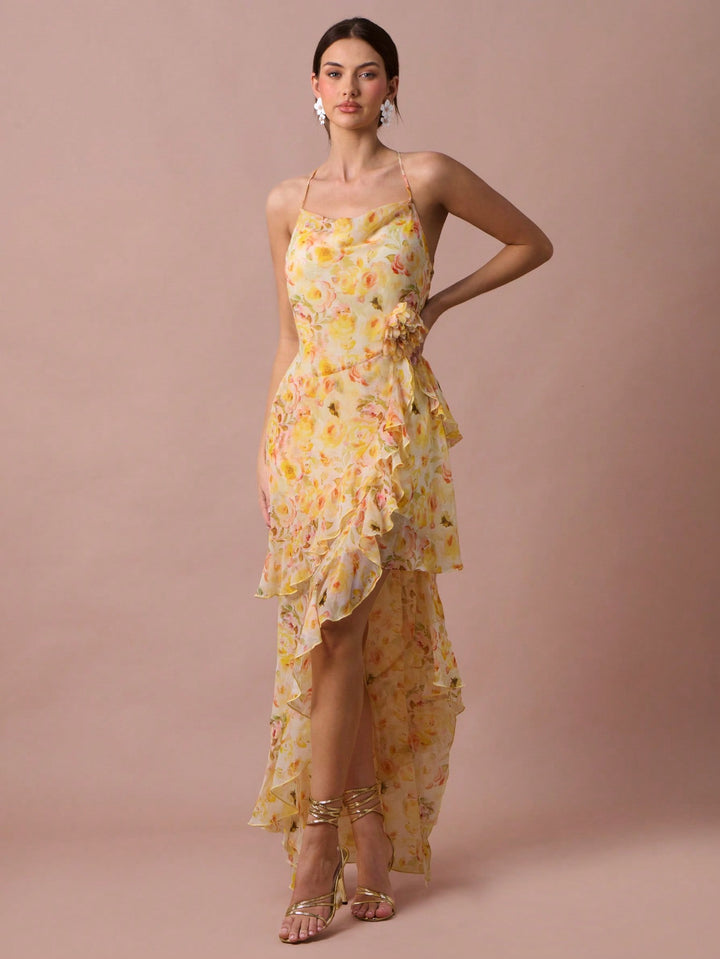 Rochie maxi SHEIN, galben