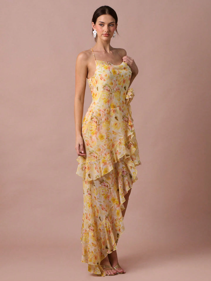 Rochie maxi SHEIN, galben