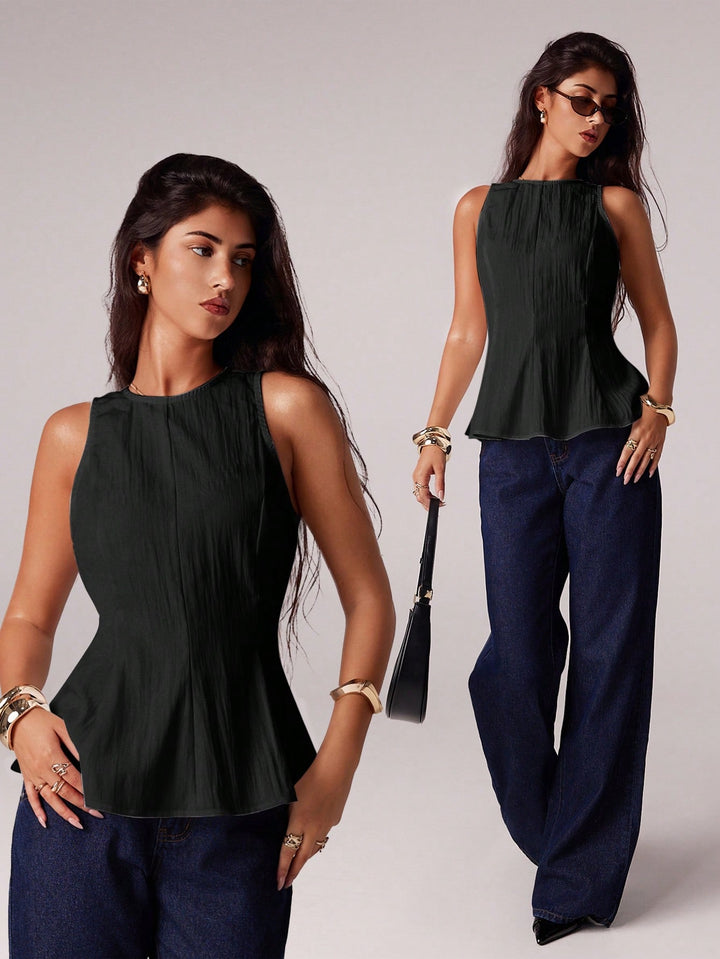 Top SHEIN, negru