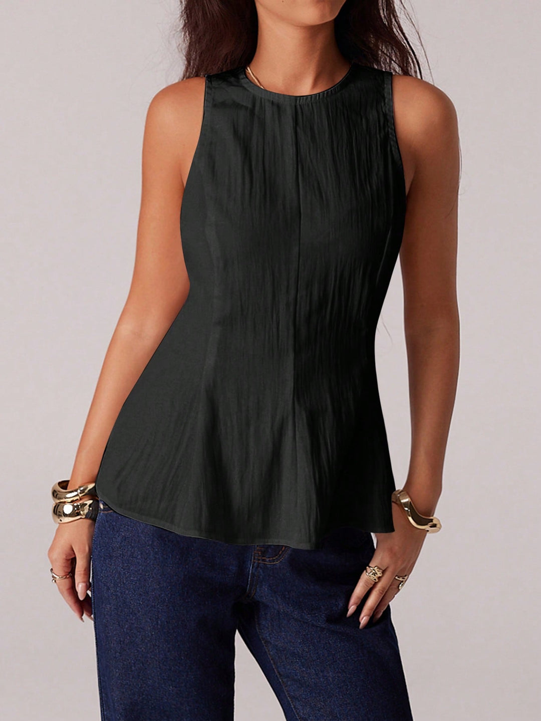 Top SHEIN, negru