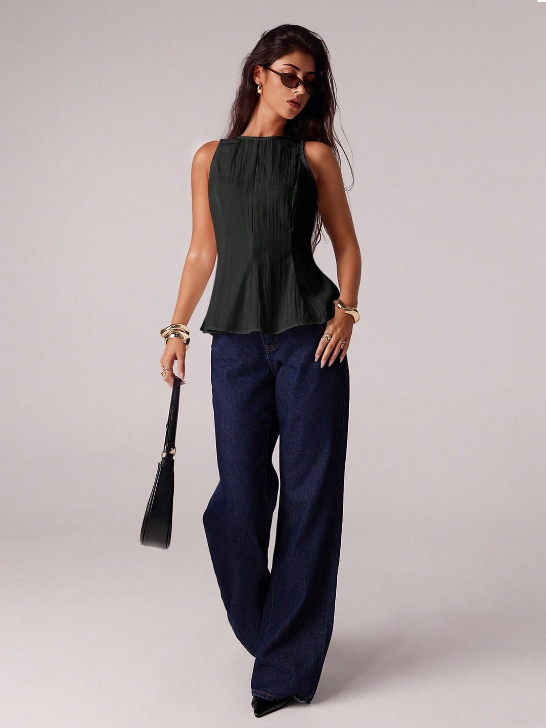 Top SHEIN, negru