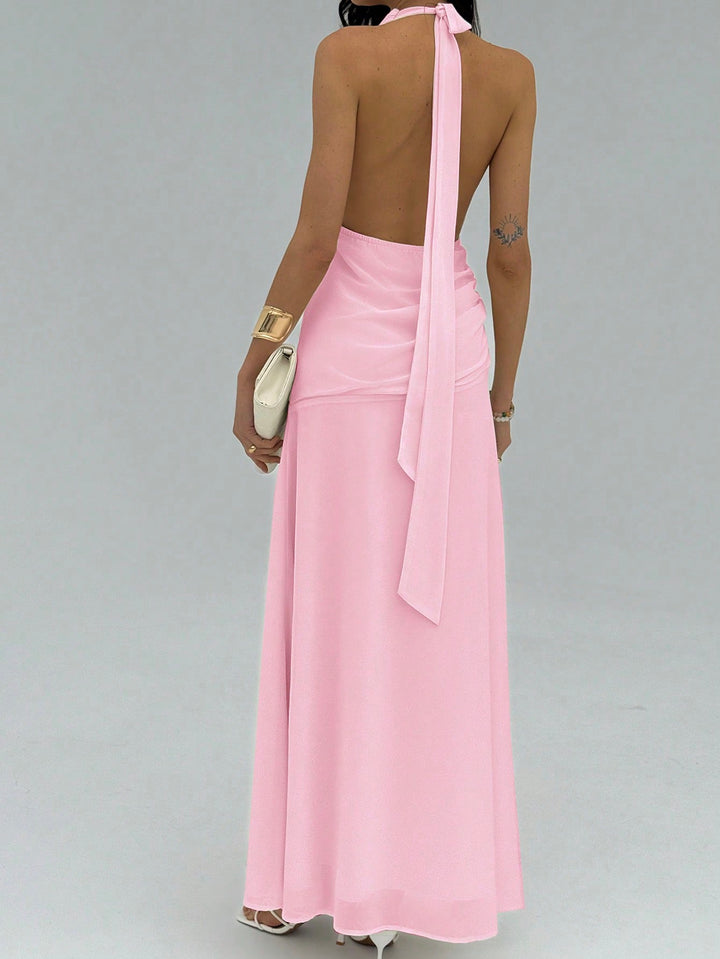 Rochie maxi SHEIN, roz