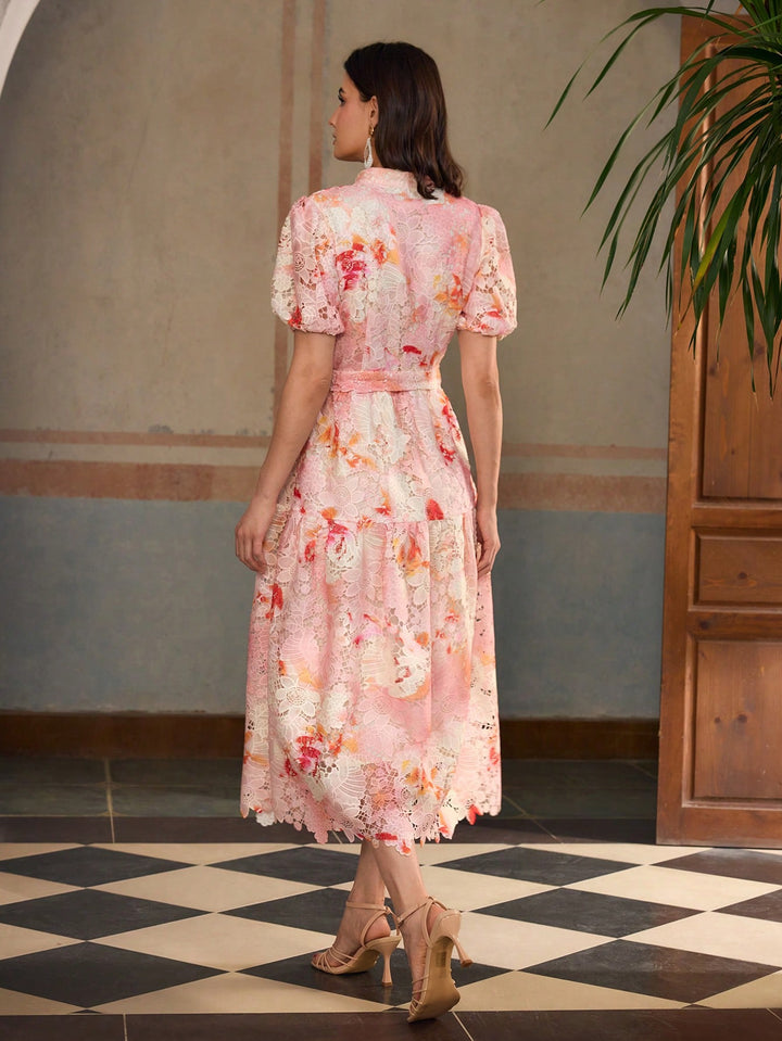 Rochie midi SHEIN, mix culori