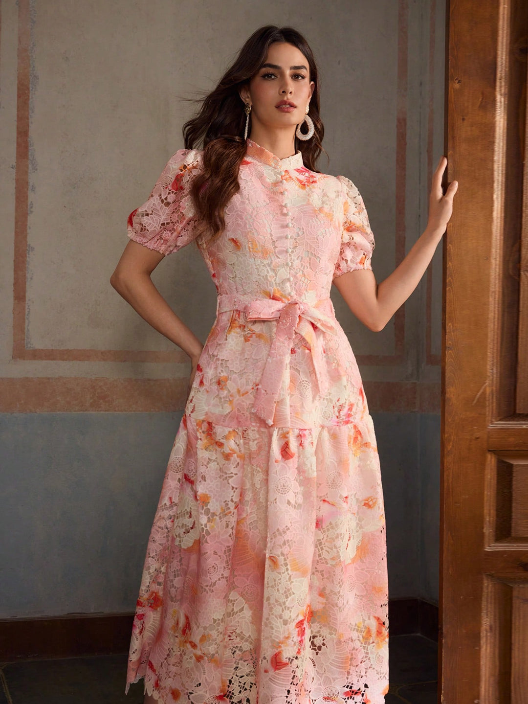 Rochie midi SHEIN, mix culori