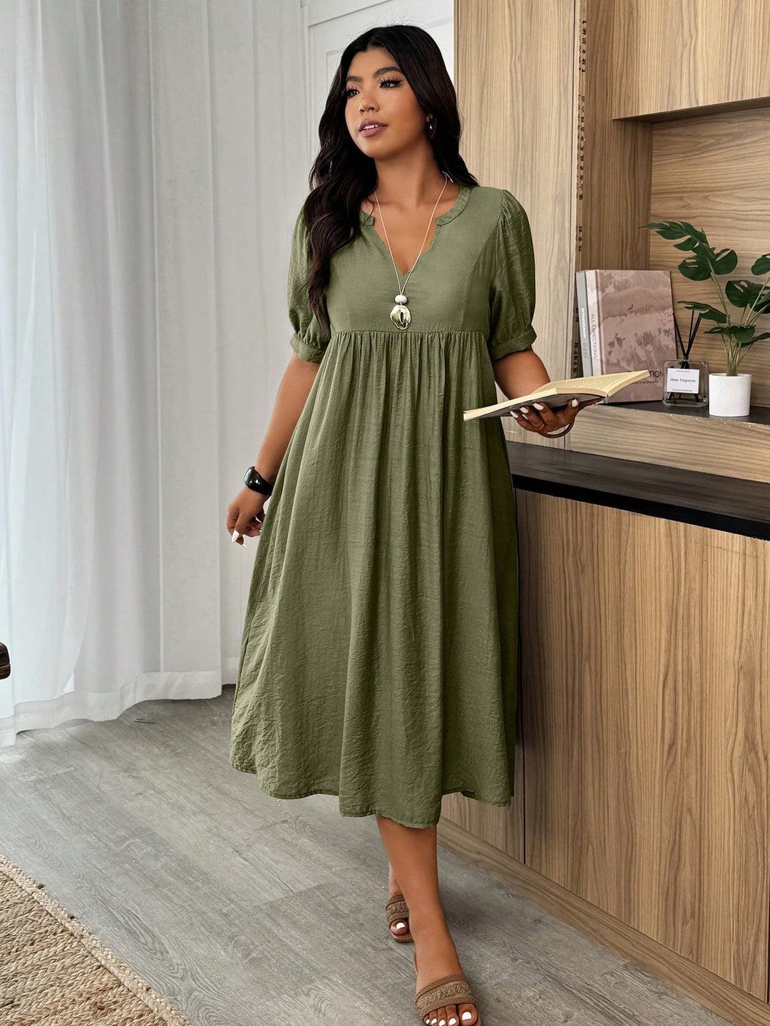 Rochie SHEIN, verde