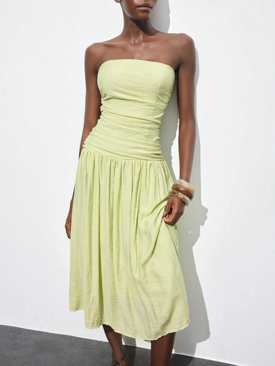 Rochie midi Shein, verde
