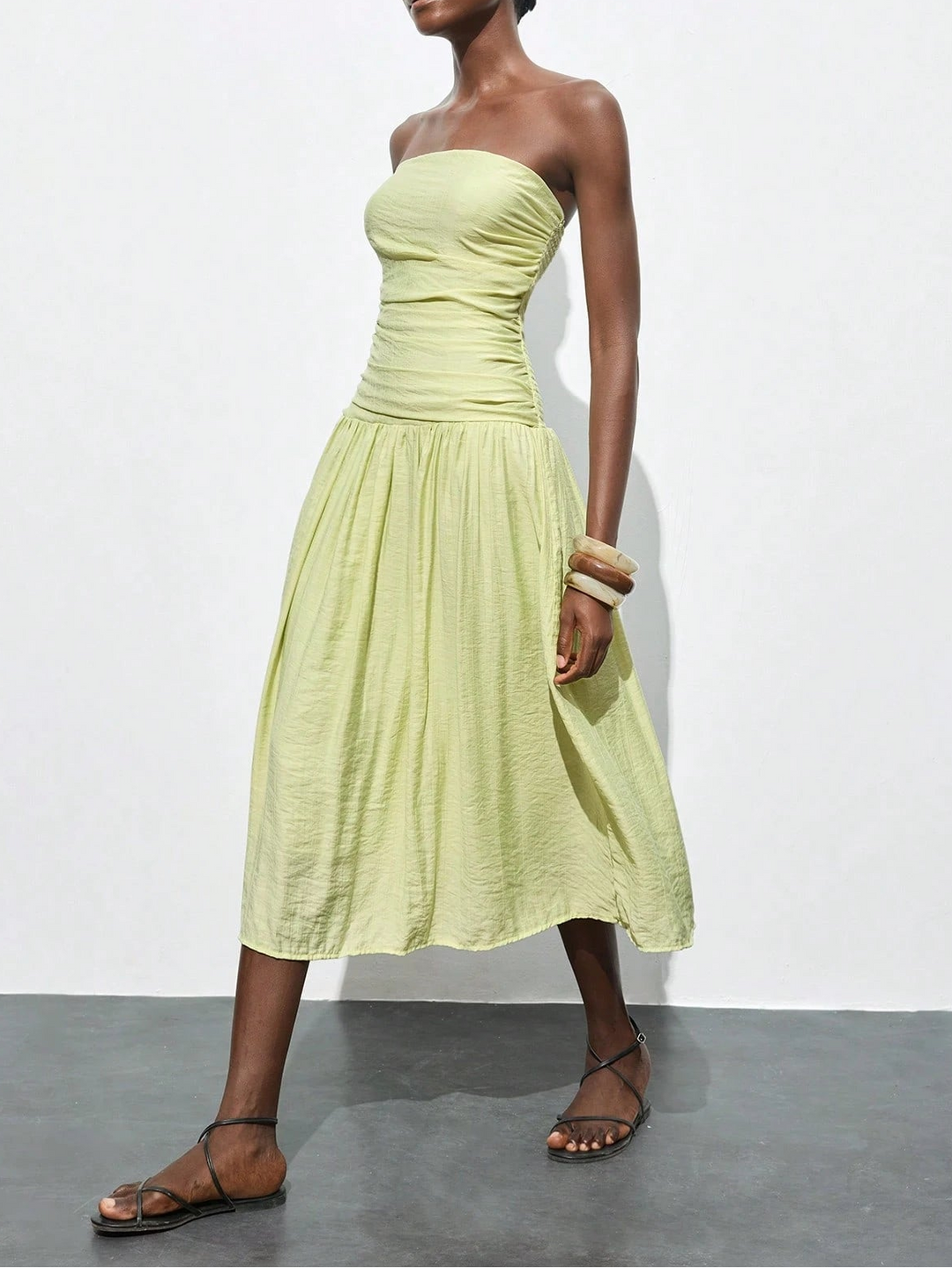 Rochie midi Shein, verde