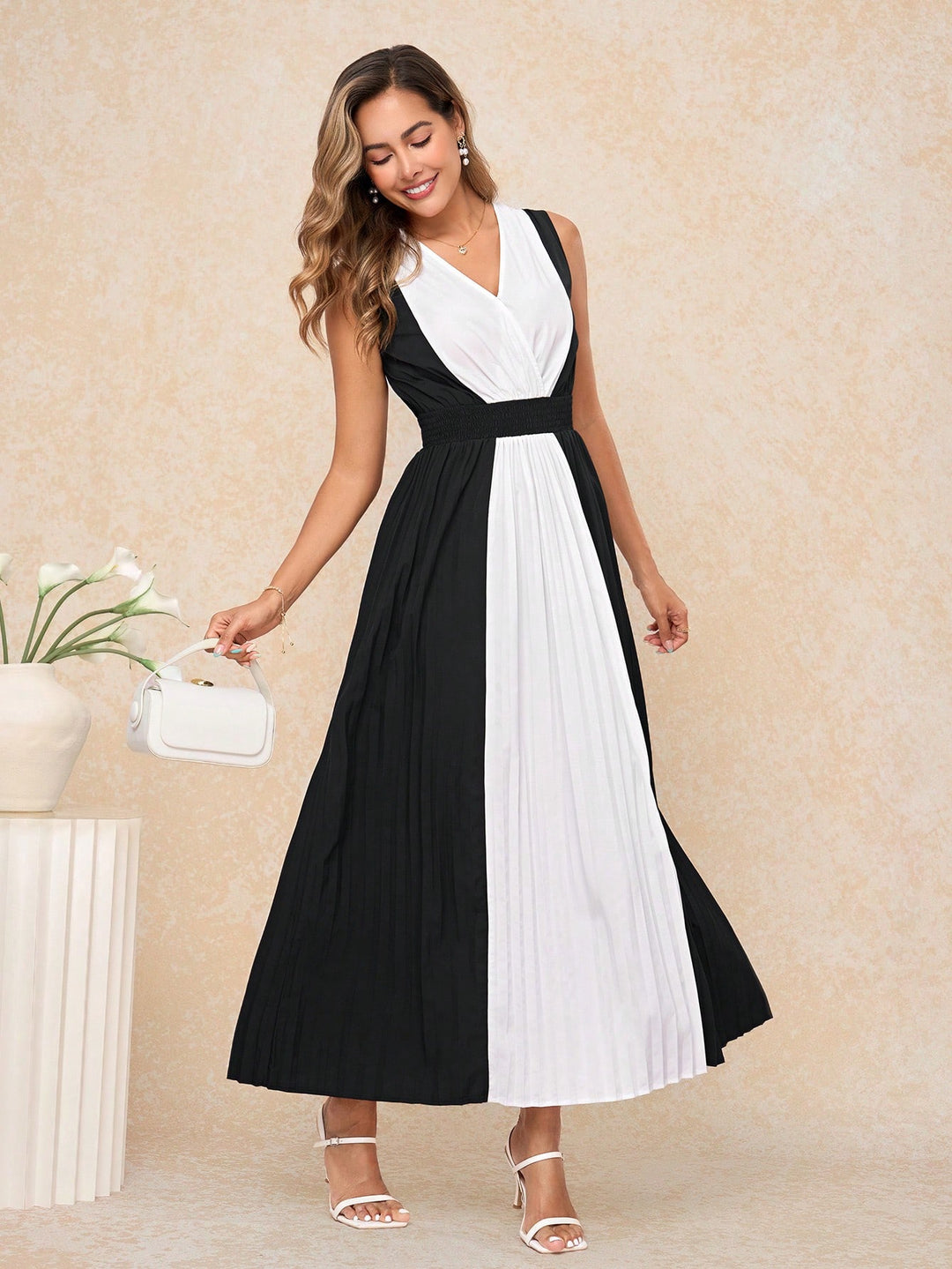 Rochie maxi SHEIN, mix culori