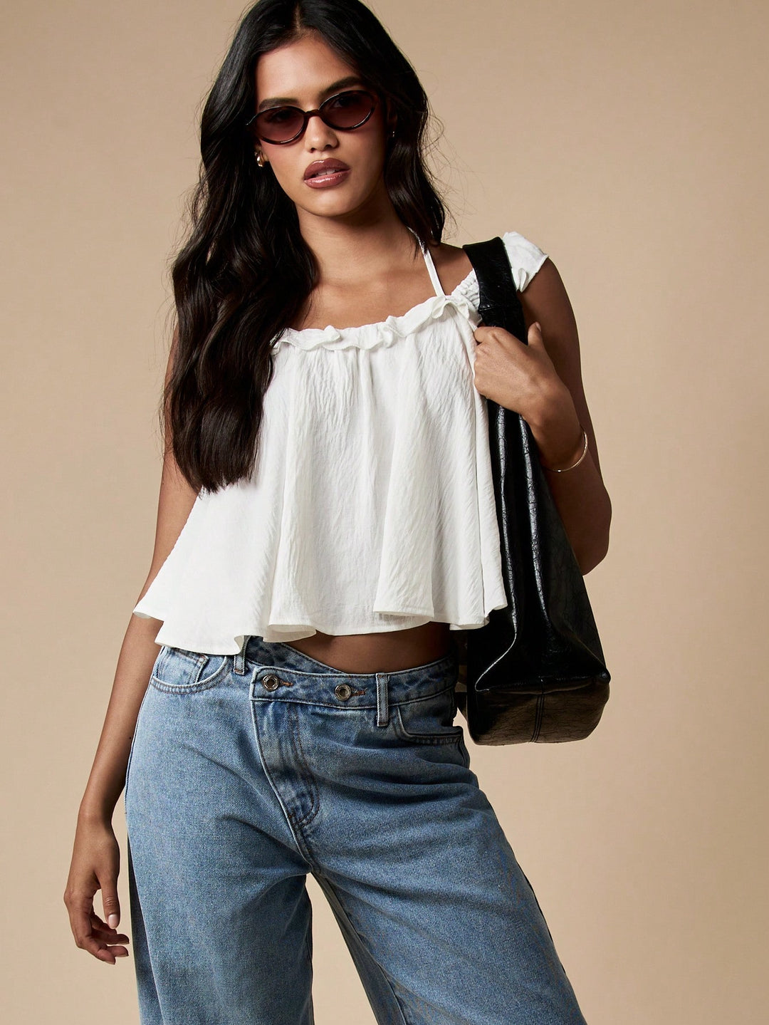 Top SHEIN, alb