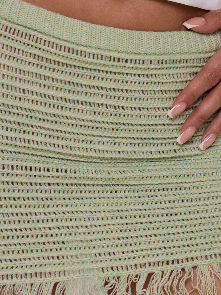 Fustă mini SHEIN, verde