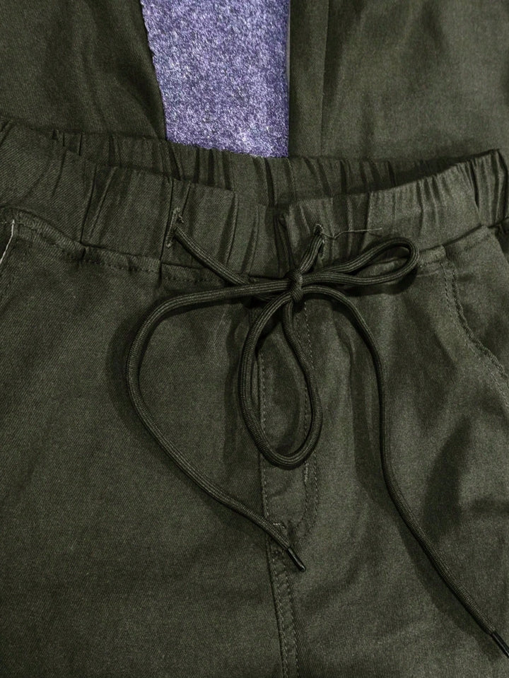Pantaloni Shein, verde
