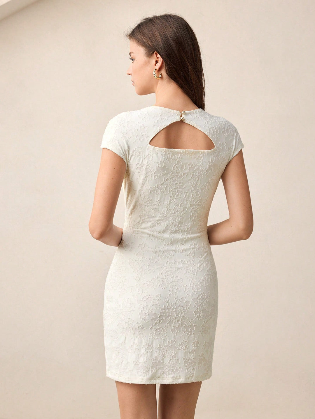 Rochie mini SHEIN, alb
