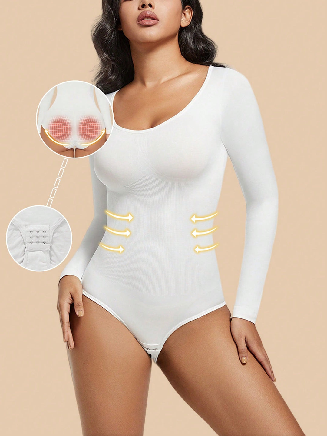Body modelator SHEIN, alb