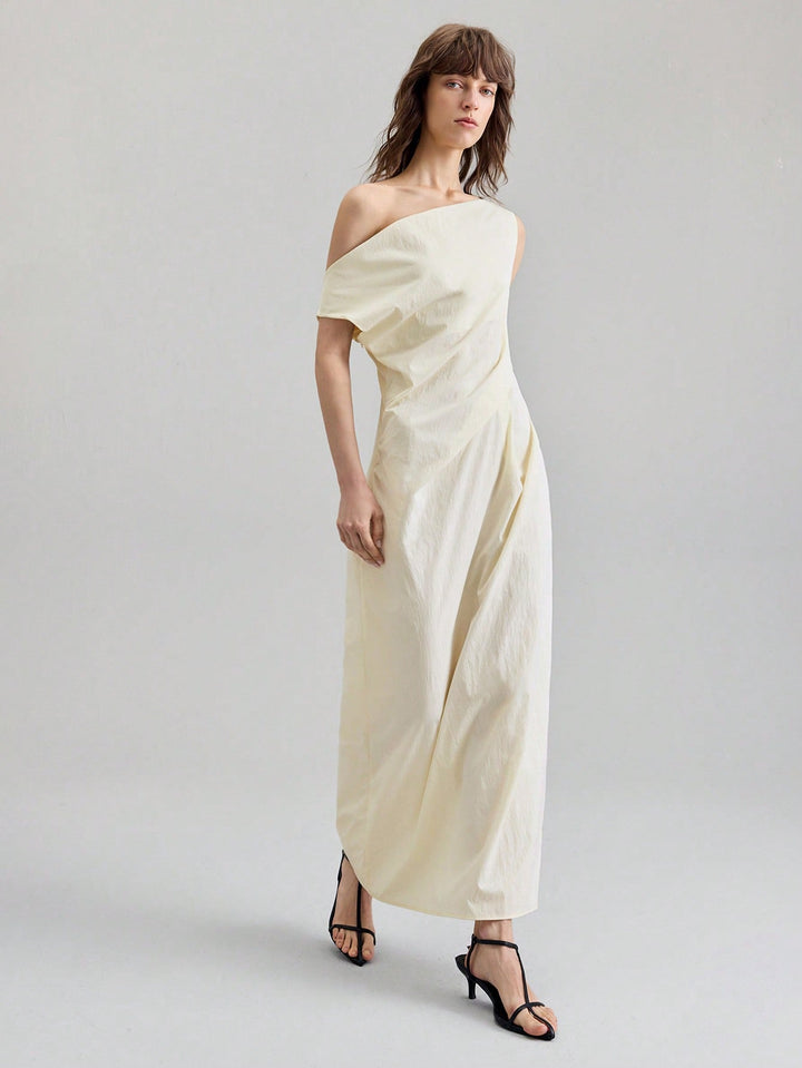 SHEIN maxi ruha, bézs