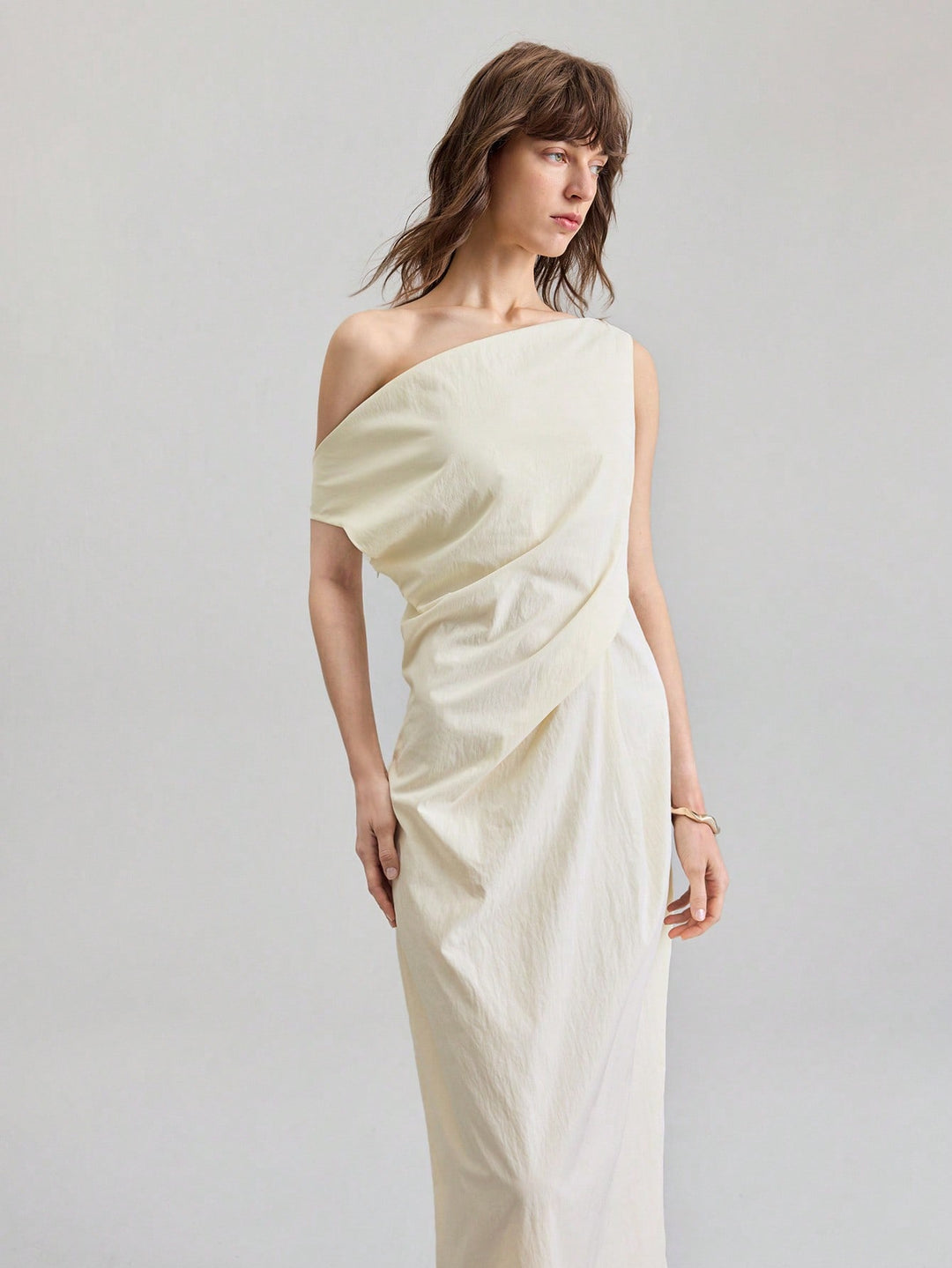 SHEIN maxi ruha, bézs