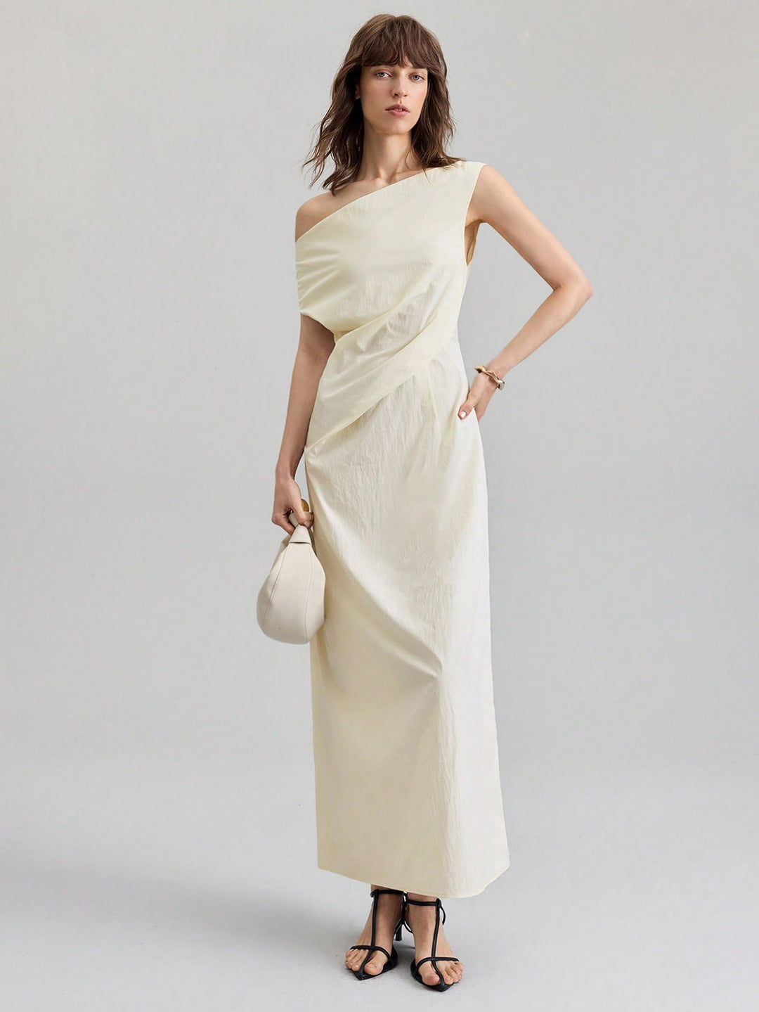 SHEIN maxi ruha, bézs