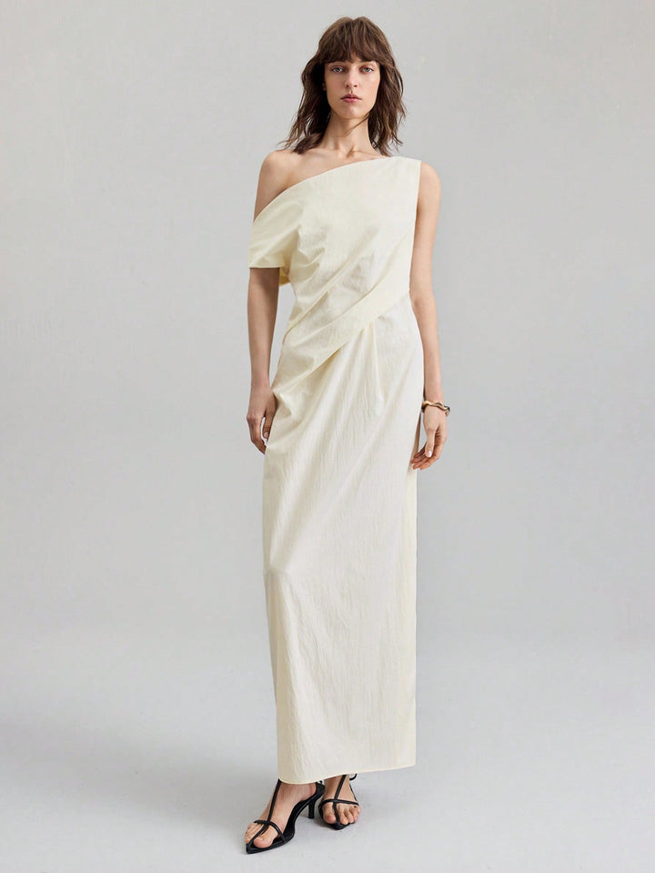 SHEIN maxi ruha, bézs